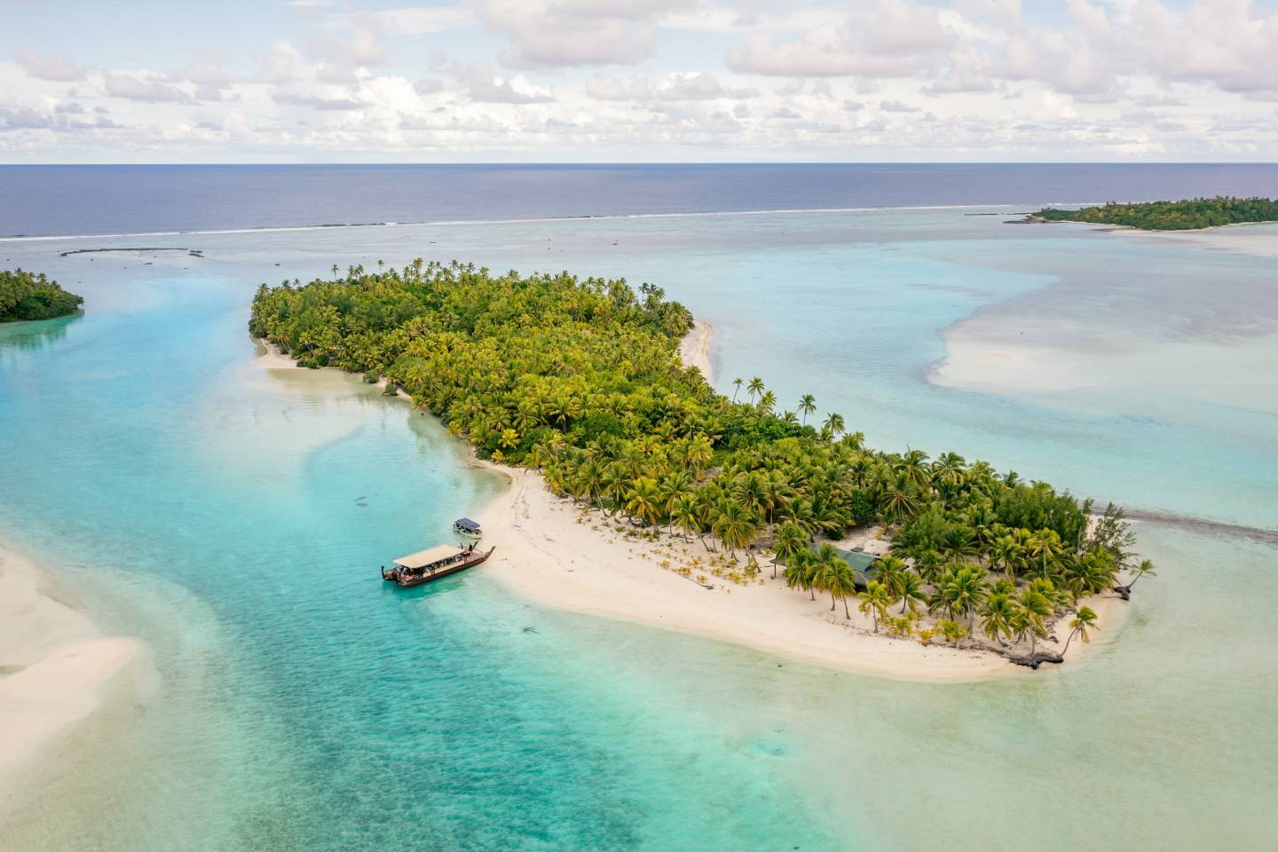 Aitutaki Lagoon in the Cook Islands